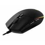 Игровая мышь проводная Logitech G102, черный (возможно, неоригинальная, доставка из-за рубежа)