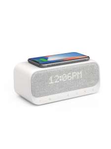 Портативная акустика Anker Soundcore Wakey (5 Вт, Bluetooth, AUX, часы-будильник, радио, беспроводная зарядка Qi)