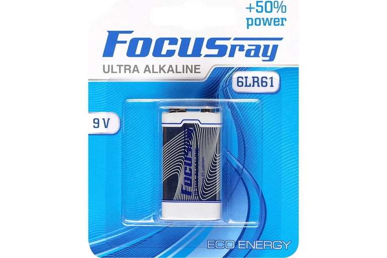 Батарейка КРОНА Focusray ULTRA ALKALINE 6LR61