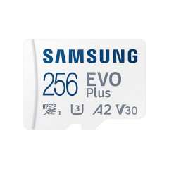 Карта памяти Samsung microSDXC Class 10 UHS-I U3+ microSD Adapter 256GB (MB-MC256KA/EU) (с бонусами ещё дешевле)