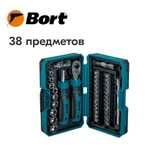 Набор ручного инструмента BORT BTK-38 (цена появится в промежуток с 14:00 до 18:00)