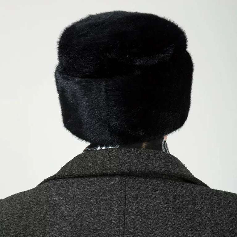 Мужская зимняя теплая шапка CAMOLAND (из искусственного меха)