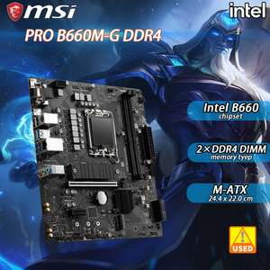 Материнская плата MSI PRO B660M-G DDR4 б/у