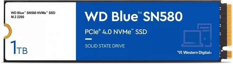 SSD-диск Western Digital Blue SN580, M.2, 1 TB