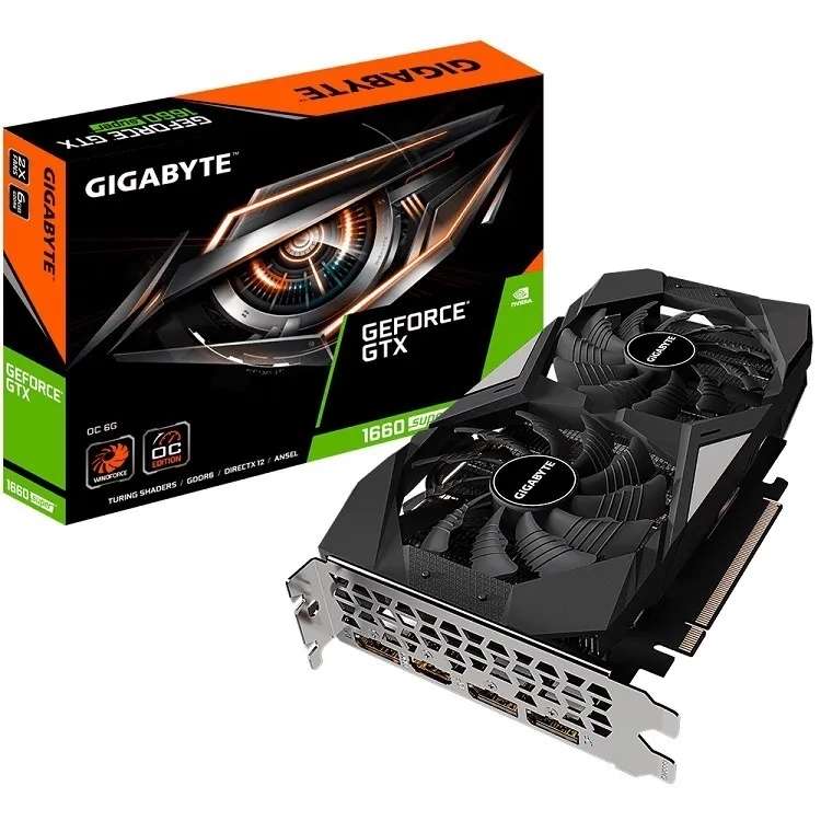 Gigabyte GeForce GTX 1660 SUPER 6 ГБ (цена с Ozon картой)