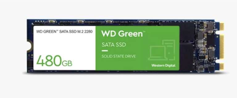 SSD накопитель Western Digital WDS480G3G0B, 480 Гб