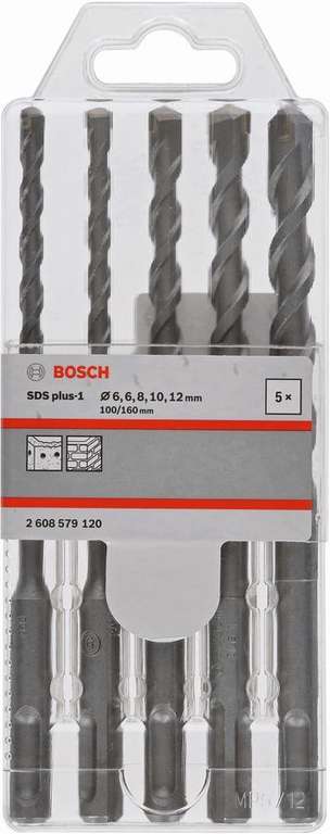 Набор буров по бетону Bosch 2608579120, SDS-PLUS, 5 шт.