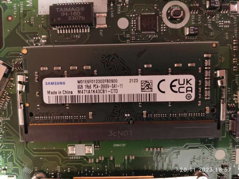 Оперативная память Samsung DDR4 2666MHz 1x8 ГБ (с Озон картой, из-за рубежа)