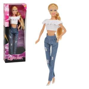 Кукла Lucy Наша Игрушка в джинсах