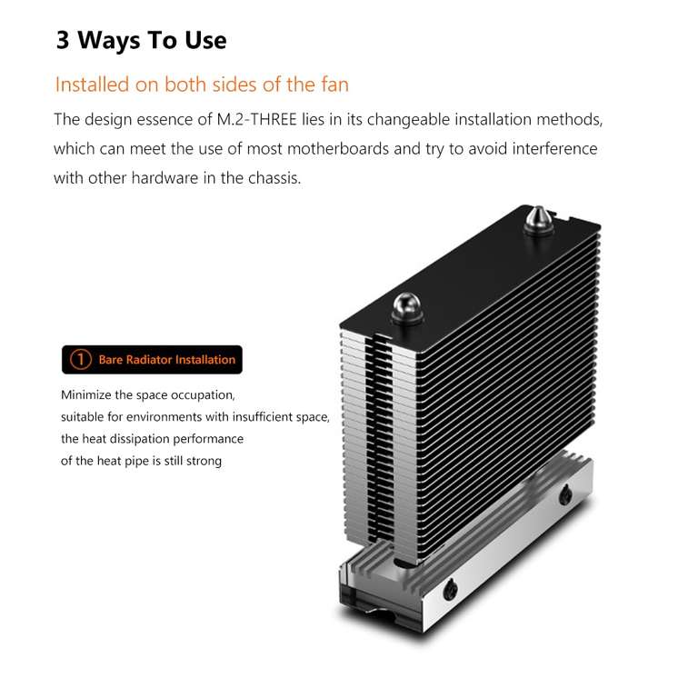 Радиатор для особо горячих SSD M.2 2280 (JUISHARK M.2-THREE)