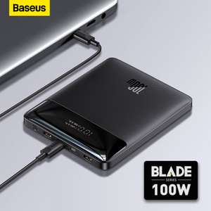 Внешний аккумулятор Baseus Blade Power Digital Display (20000 мАч, 100 Вт)