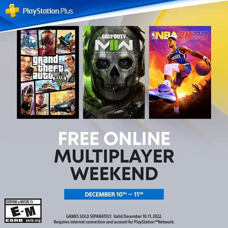 [PS4, PS5] Бесплатные выходные многопользовательской игры Playstation: 10.12. и 11.12