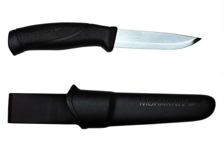 Нож Morakniv Companion Black (нержавейка)