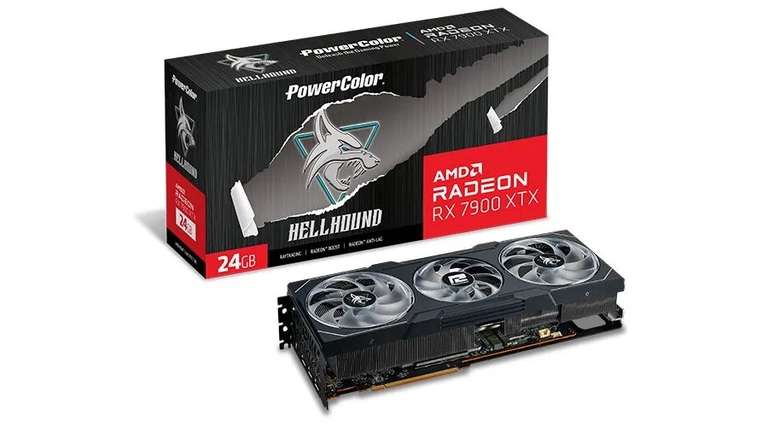 Видеокарта PowerColor Radeon RX 7900 XTX Hellhound OC (цена с ОЗОН картой)