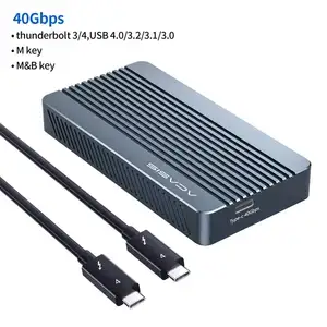 SSD NVME кейс ACASIS 40 Гбит/с, USB 4.0, совместимый с Thunderbolt 4/3 USB3.2/3.1/3.0