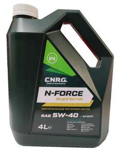 Моторное масло C.N.R.G. N-Force Supreme 5W-40 Синтетическое 4 л (озон карта)