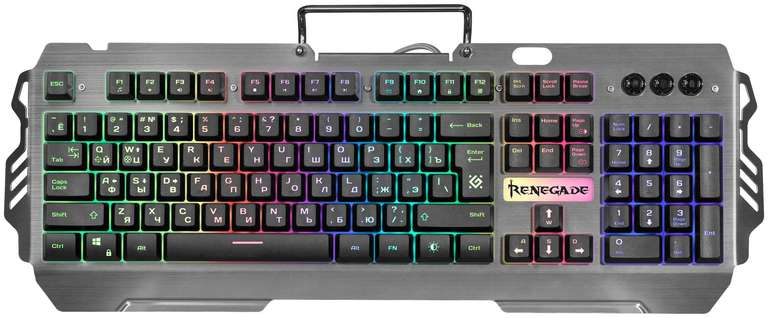 Игровая клавиатура для компьютера Defender Renegade RGB