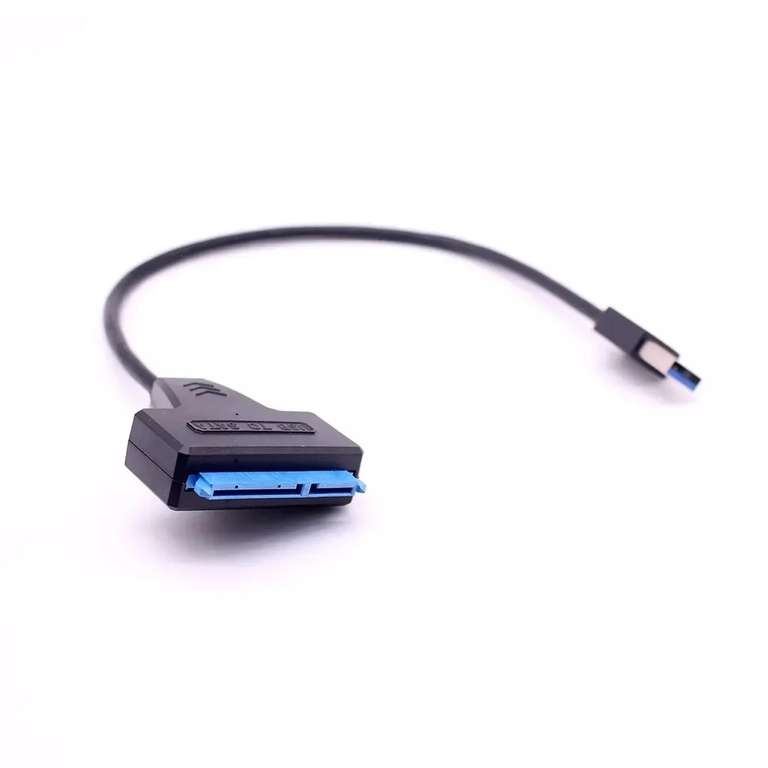Переходник USB 3.0 на SATA 3 (7+15pin 22pin) кабель адаптер для HDD/SSD жестких дисков