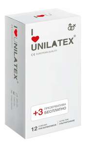 Презервативы Unilatex Ultra Thin, 15 шт.