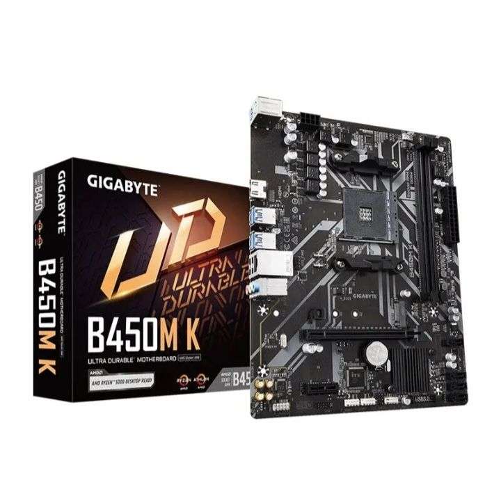 Материнская плата GIGABYTE B450M K