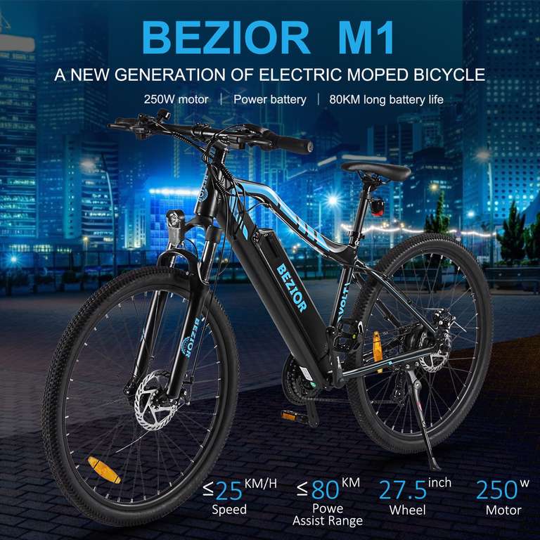 Электровелосипед Bezior M1