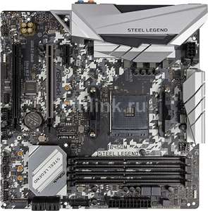 Материнская плата ASROCK B450M STEEL LEGEND AM4