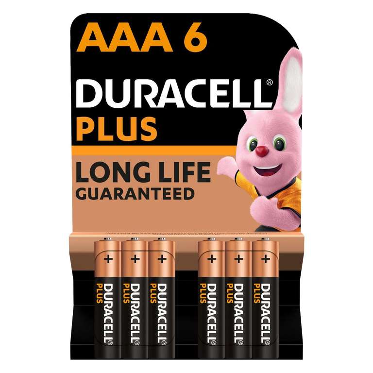 Батарейки Duracell ААА 6 шт.