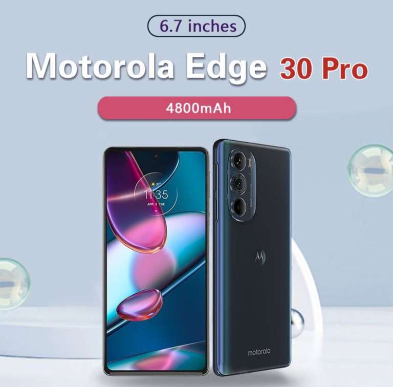Смартфон Motorola Edge 30 Pro 8/128 ГБ (с Озон картой, из-за рубежа)
