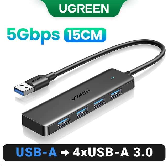 USB 3.0 концентратор 4 порта Ugreen CM219 hub