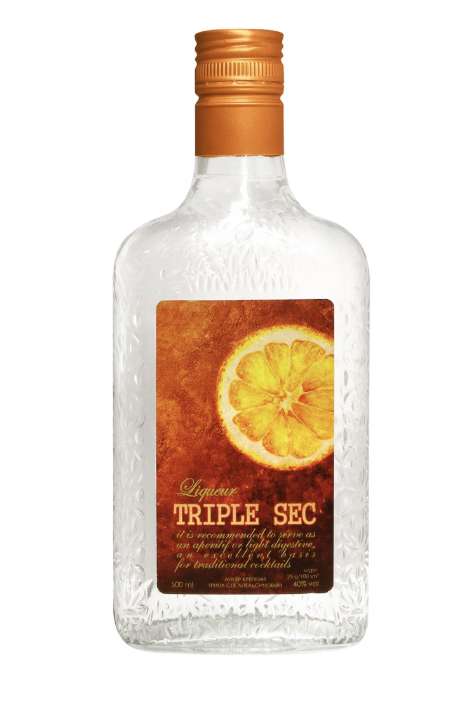 Ликер TRIPLE SEC Апельсиновый крепкий, 40%, 0.5 л