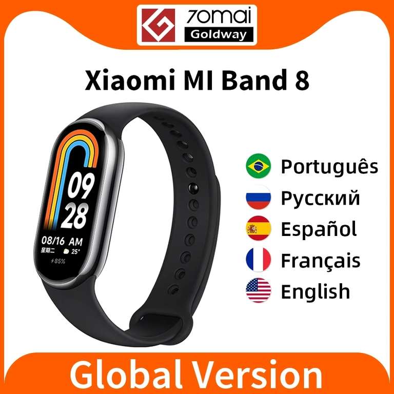 Фитнес-браслет Xiaomi Mi Band 8 (глобальная версия)