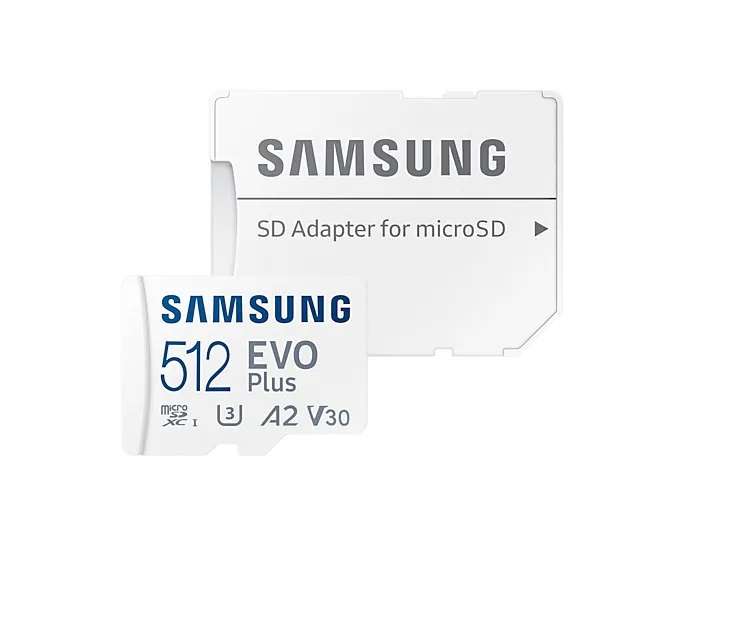Карта памяти Samsung EVO Plus 512GB (Возврат +1772Р (40%) бонусами при оплате через SberPay)
