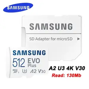 Карта памяти Samsung Micro SDXC 512Гб Evo Plus