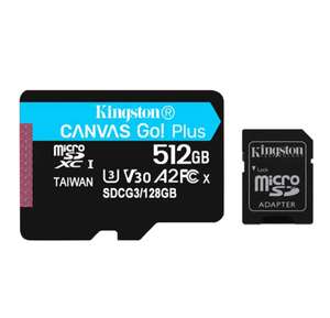 Карта памяти Kingston Micro SD CANVAS GO!, 512 ГБ