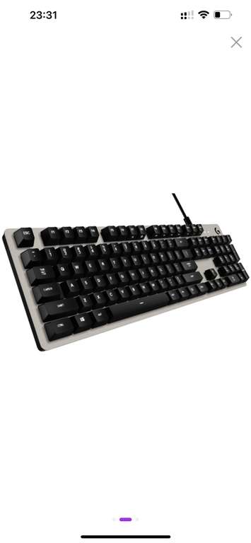 Игровая клавиатура Logitech G413 Silver (возврат 1470 бонусов спасибо)