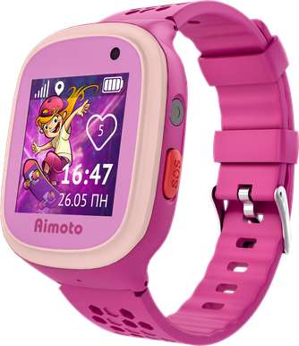 [Чувашия] Детские смарт-часы Кнопка Жизни Aimoto Start 2 Pink