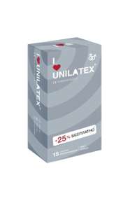 Презервативы Unilatex Ribbed 12+3 шт