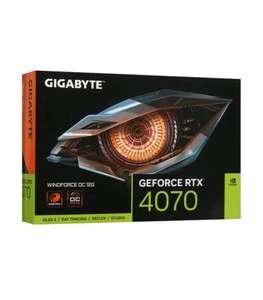 Видеокарта Gigabyte NVIDIA GeForce RTX 4070 12 ГБ (GV-N4070WF3OC-12GD)