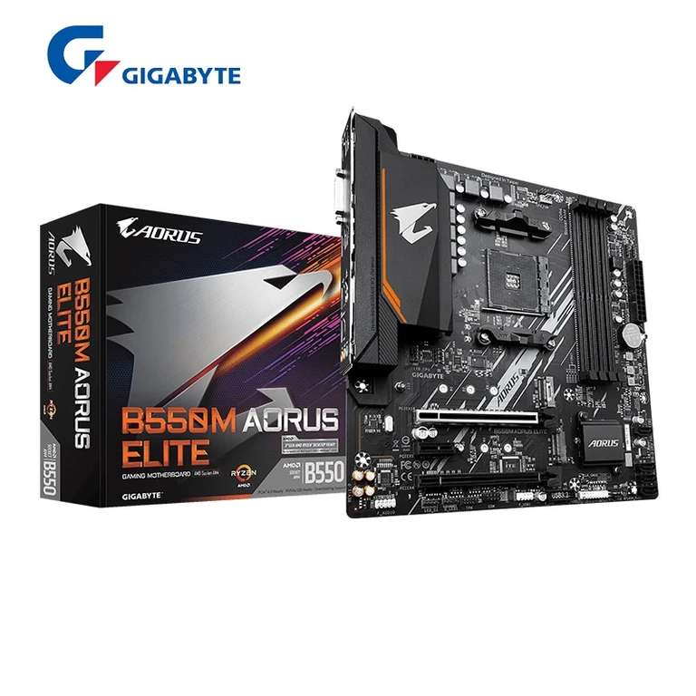 Материнская плата GIGABYTE B550M AORUS ELITE