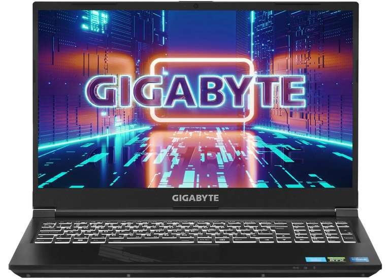 Ноутбук Gigabyte G5, Intel Core i5-11400H (2.7 ГГц), RAM 16 ГБ, SSD 512 ГБ, NVIDIA GeForce RTX 3050 (из-за рубежа)