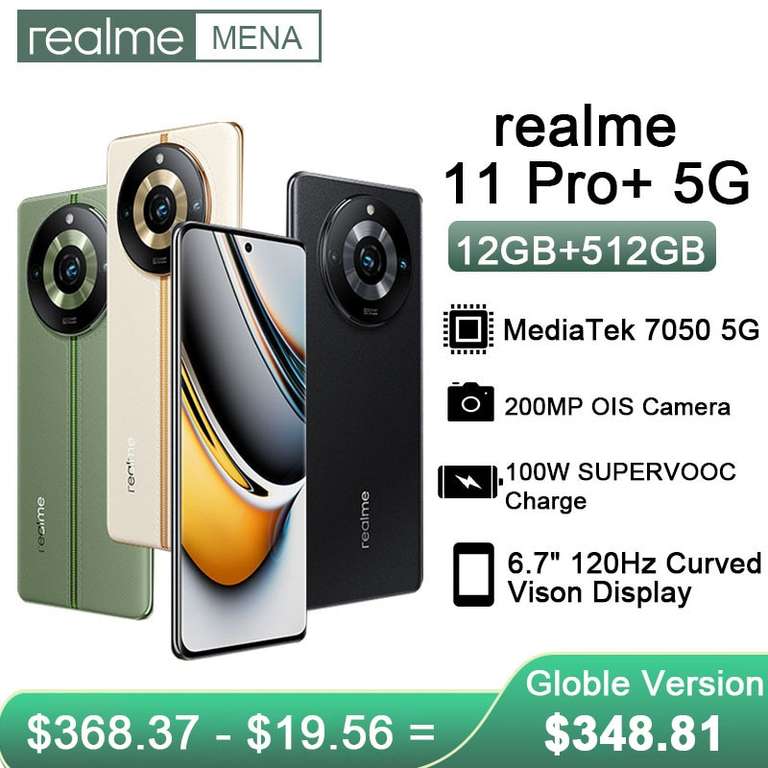 Смартфон Realme 11 Pro+ 12/512 глобальная версия