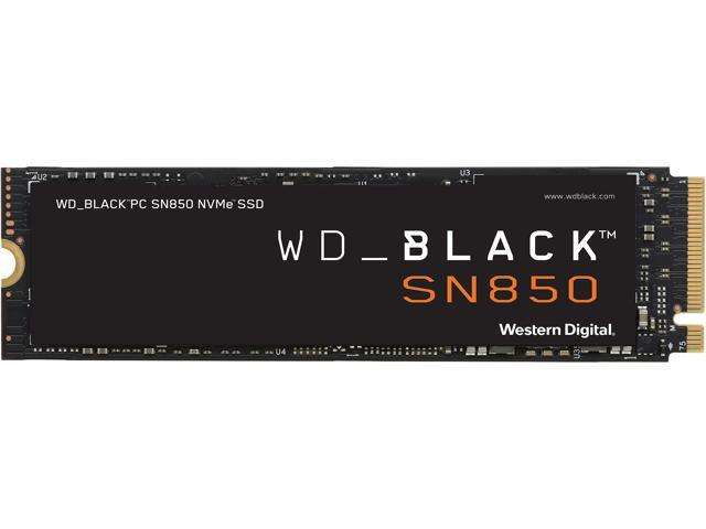 SSD накопитель WD_BLACK 1TB SN850 NVMe PCIe 4.0 WDS100T1X0E + радиатор (из США, нет прямой доставки)