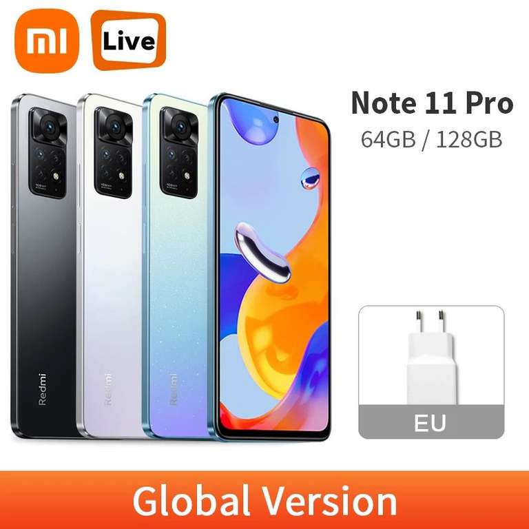 Смартфон Redmi Note 11 Pro 6/64 глобальная версия