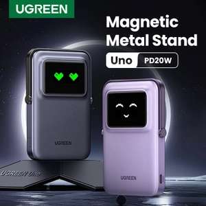 Внешний аккумулятор UGREEN Uno Magnetic Wireless, 20 Вт, 5000 мАч (10000 мАч за 3000₽)