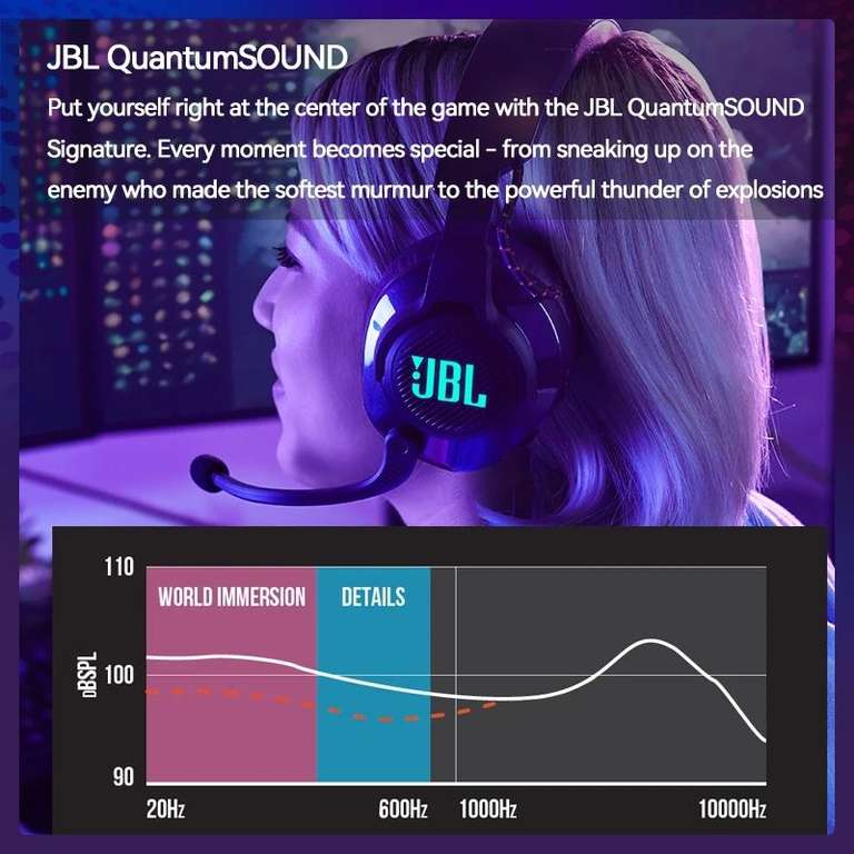 [СПб] Игровые наушники JBL Quantum 610, 2,4 ГГц