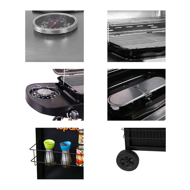 Уличный газовый гриль Gas BBQ Grill для барбекю для сада