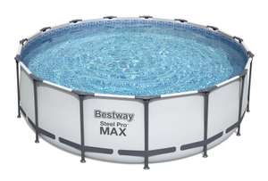Каркасный бассейн Bestway Steel Pro Max 56438 BW 457х457х122 см + возврат 30%