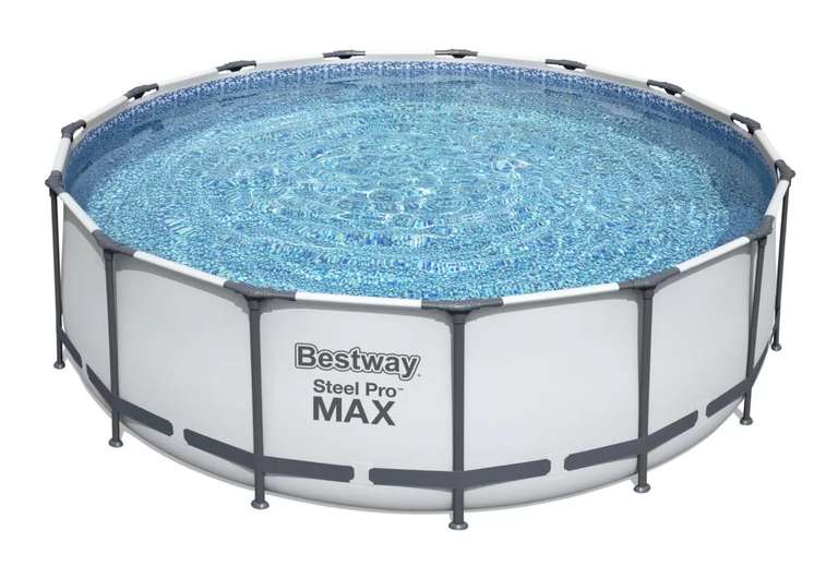 Каркасный бассейн Bestway Steel Pro Max 56438 BW 457х457х122 см + возврат 30%