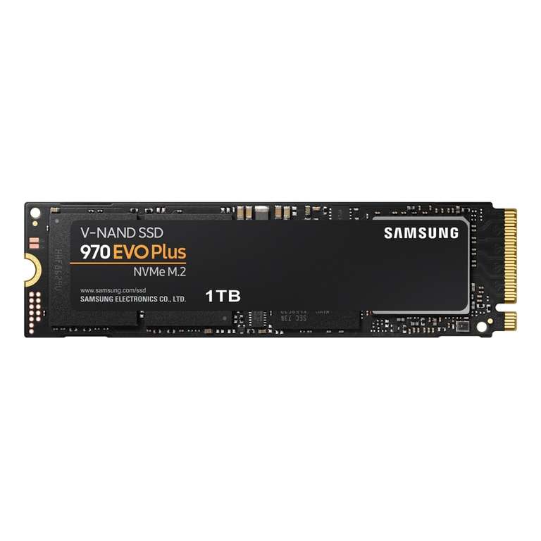 SSD накопитель Samsung 970 EVO Plus 1 ТБ, NVMe, M.2 2280 (MZ-V7S1T0BW)
