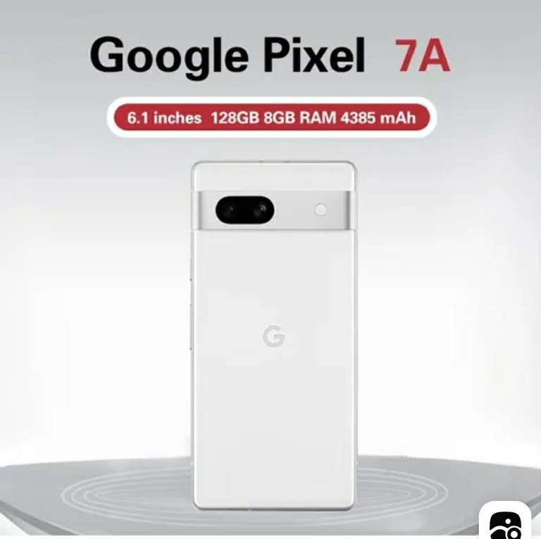 Смартфон Google Pixel 7a 8/128 ГБ, белый, по озон карте, из-за рубежа